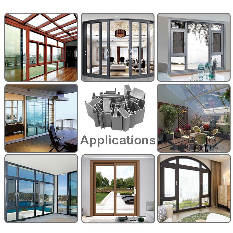 China Aluminum Window Frame Profiles 