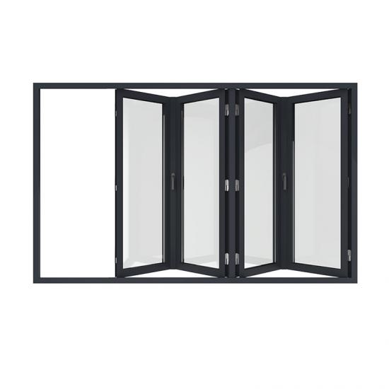 Black Aluminium Folding Door