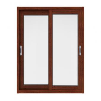 Wood Grain Aluminum Sliding Window