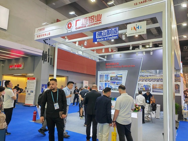 Guang Ya Aluminum appeared at the 137th Canton Fair, and the brand's overseas expansion continues!